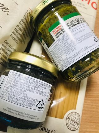 이탈리안 프리미엄 파스타 룸모 Rummo 파스타 2종 + 바질 페스토 + 블랙 트러플 페이스트 — 4.5점을 준 리뷰어가 2021년 7월 올린 사용 사진