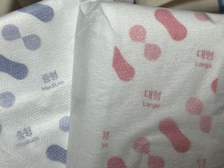나우[템포] 템포 패드 내추럴 순면 생리대 SET(중형 슬림 + 대형 + 라이너) — 5점을 준 리뷰어가 2024년 4월 올린 사용 사진