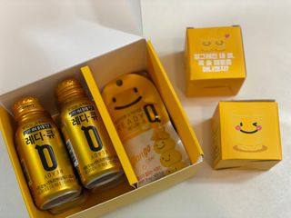 발그레 소주잔 증정, 숙취해소 레디큐 스페셜 에디션 — 5점을 준 리뷰어가 2021년 2월 올린 사용 사진