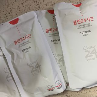 클린24시간 1BOX(5포) + 전용보틀(500ml) — 5점을 준 리뷰어가 2022년 7월 올린 사용 사진