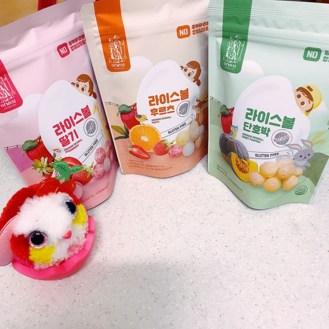 아비삭라이스볼 3종 /딸기,후르츠,단호박 리뷰 사진