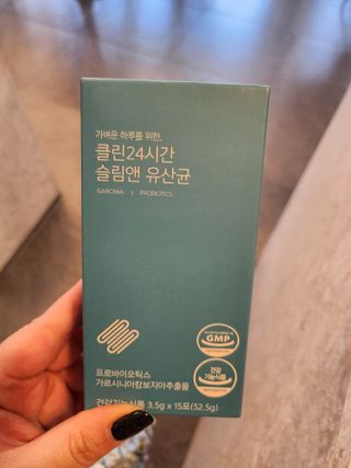 클린24시간 슬림앤유산균 1박스 (3.5g X 15포) — 5점을 준 리뷰어가 2022년 9월 올린 사용 사진