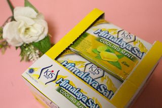 마요라 히말라야 솔트 캔디 2종-페퍼민트 맛, 라임민트 맛 — 5점을 준 리뷰어가 2023년 1월 올린 사용 사진