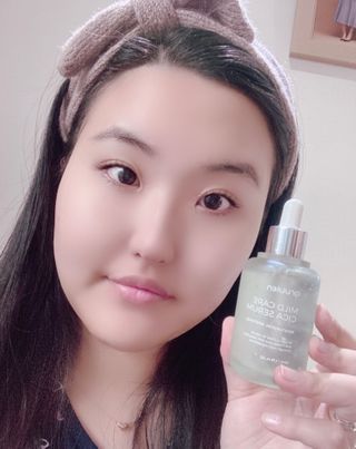 아르비엔 마일드케어 비건 시카세럼 — 5점을 준 리뷰어가 2021년 2월 올린 사용 사진