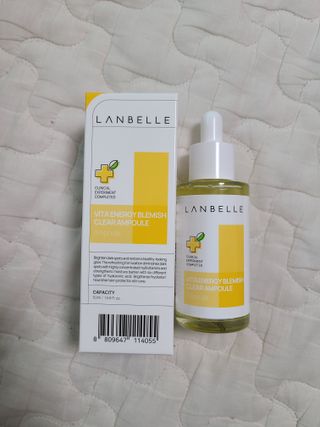 랑벨 비타 에너지 잡티 앰플 50ml 고농축 비타민, 저자극, 수분 촉촉, 미백 앰플 — 4.5점을 준 리뷰어가 2022년 4월 올린 사용 사진