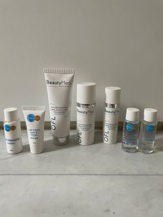 프랑스 뷰티메드 OFL 리밸런싱 케어 3종 키트 (OFL세럼 30ml & 딸라스파 어메니티 4종 증정) — 5점을 준 리뷰어가 2022년 9월 올린 사용 사진