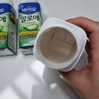 LIVE 매일바이오 알로에 드링킹 요거트 — 4점을 준 리뷰어가 2022년 4월 올린 사용 사진