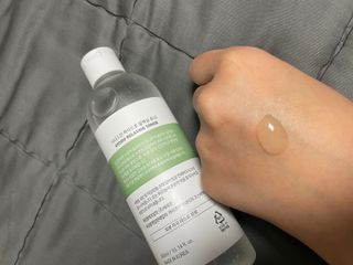 나나스킨 하이드로릴렉싱토너 — 5점을 준 리뷰어가 2021년 4월 올린 사용 사진