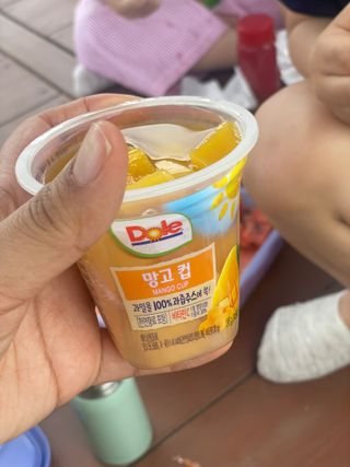 돌 MF[Dole] 파인애플컵/망고컵/복숭아컵 198g 6입X1박스 (맛 1가지 랜덤 발송) — 5점을 준 리뷰어가 2023년 6월 올린 사용 사진
