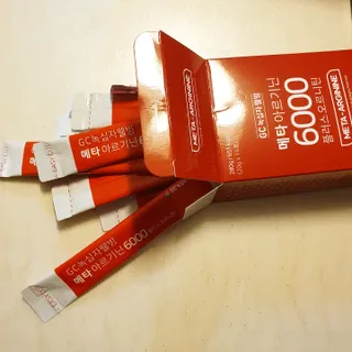 메타아르기닌 GC녹십자웰빙 메타 아르기닌 6000 플러스 오르니틴 — 5점을 준 리뷰어가 2022년 11월 올린 사용 사진