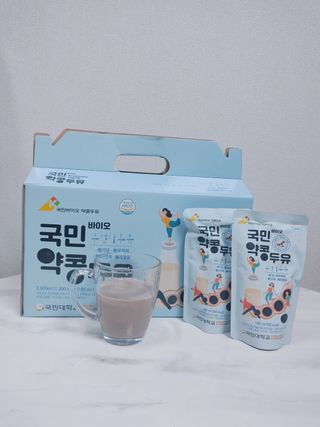 국민바이오 약콩두유 — 3점을 준 리뷰어가 2022년 5월 올린 사용 사진