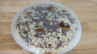 [푸딩팩토리] 10인치 씬피자 3종 택2_베샤멜 고르곤졸라/불고기/고르곤졸라 — 5점을 준 리뷰어가 2022년 5월 올린 사용 사진