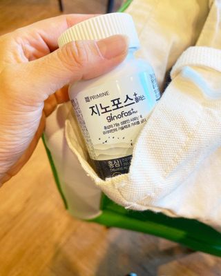 프리마인 홍삼의 강력한 에너지, 이제는 흡수율을 높인 최첨단 캡슐로 간편하게 초고속 충전하세요. — 4점을 준 리뷰어가 2022년 11월 올린 사용 사진