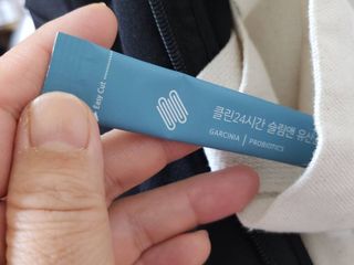 클린24시간 슬림앤유산균 1박스 (3.5g X 15포) — 5점을 준 리뷰어가 2022년 11월 올린 사용 사진