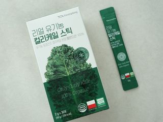 광동생활건강 프리 미션 [광동] 리얼 유기농 컬리케일 스틱 (2 g * 30포) — 5점을 준 리뷰어가 2025년 7월 올린 사용 사진