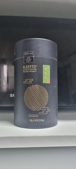 프리마인 자체 기업부설 연구소에서 찾아낸 건강한 수면의 비밀.  슬립토 플러스 30포 — 3점을 준 리뷰어가 2023년 5월 올린 사용 사진