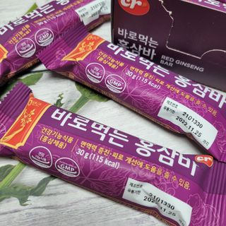 씨알푸드 건강기능식품 6년근 홍삼 함유, 바로먹는 홍삼바 30g 12개입 — 5점을 준 리뷰어가 2022년 3월 올린 사용 사진