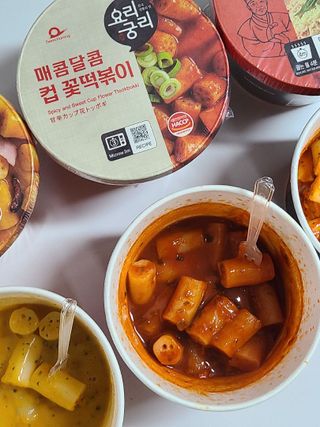 프리 [요리궁리] 타입 B (매콤,치즈,매콤까르보) 꽃떡볶이 6개입 세트 — 5점을 준 리뷰어가 2025년 2월 올린 사용 사진