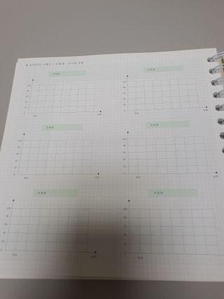 리훈 여러분의 오늘을 채워나갈 수 있도록 도와줄 오늘공부 1년용 스터디플래너 — 5점을 준 리뷰어가 2021년 4월 올린 사용 사진
