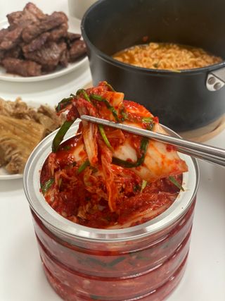 셰프애찬 알배기 겉절이 김치 1kg — 5점을 준 리뷰어가 2022년 10월 올린 사용 사진