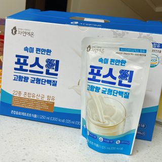 자연에온 마시는 프로틴 고함량 균형단백질 음료 포스틴 125ml 10개입 1BOX — 4.5점을 준 리뷰어가 2021년 5월 올린 사용 사진