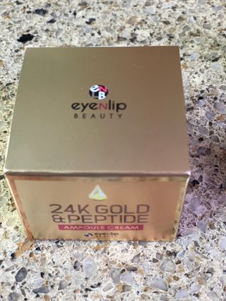 아이앤립 / EYENLIP 아이앤립 24K 골드 N 펩타이드 앰플 크림 — 5점을 준 리뷰어가 2021년 5월 올린 사용 사진