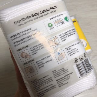 디어엘로디 프리미엄 유기농 유아 솜티슈 60매  2 + 1 PACK — 4점을 준 리뷰어가 2021년 3월 올린 사용 사진