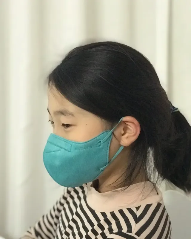 애니가드키즈 새부리형  소형L 5컬러 각 10매입 [크리미베이지, 코튼핑크, 블루레이크, 페일로즈, 민트그린] 리뷰 사진