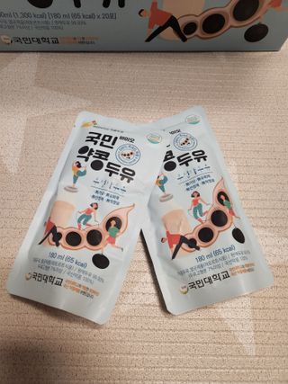 국민바이오 약콩두유 — 4점을 준 리뷰어가 2022년 5월 올린 사용 사진