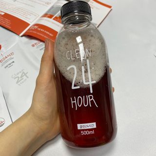 클린24시간 1BOX(5포) + 전용보틀(500ml) — 5점을 준 리뷰어가 2023년 2월 올린 사용 사진