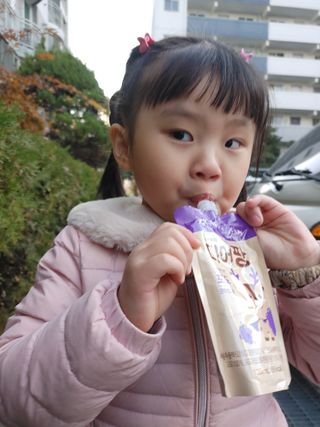 [몸엔용] 우리 아이 건강간식, 달콤한 녹용곤약젤리 디어팡 4종 — 5점을 준 리뷰어가 2021년 11월 올린 사용 사진