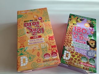 다나음 180도 칼슘젤리+아연면역젤리 — 5점을 준 리뷰어가 2021년 12월 올린 사용 사진
