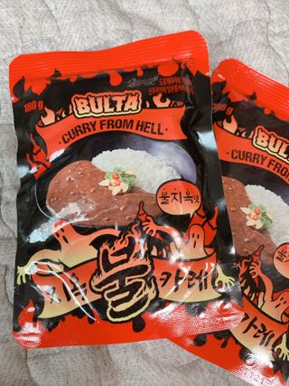 불타 지옥불카레 불지옥맛 180g x 3봉 — 5점을 준 리뷰어가 2021년 6월 올린 사용 사진