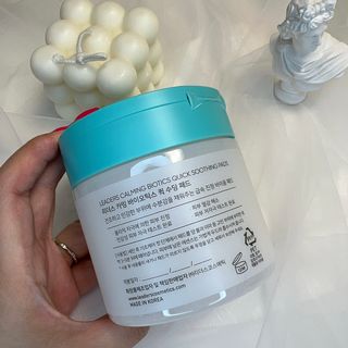 리더스코스메틱 리더스 카밍 바이오틱스 퀵 수딩 패드 — 5점을 준 리뷰어가 2022년 8월 올린 사용 사진