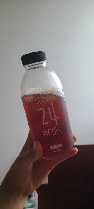 클린24시간 1BOX(5포) + 전용보틀(500ml) — 5점을 준 리뷰어가 2022년 7월 올린 사용 사진