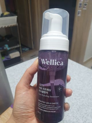 웰리카_V CARE 웰리카 락토 리프레싱 이너클렌저 — 5점을 준 리뷰어가 2021년 1월 올린 사용 사진