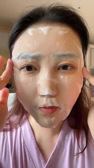 세뚜아(Cettua) [세뚜아] 포어 클리어링 마스크 Cettua Pore Clearing facial mask 5매 — 5점을 준 리뷰어가 2024년 3월 올린 사용 사진