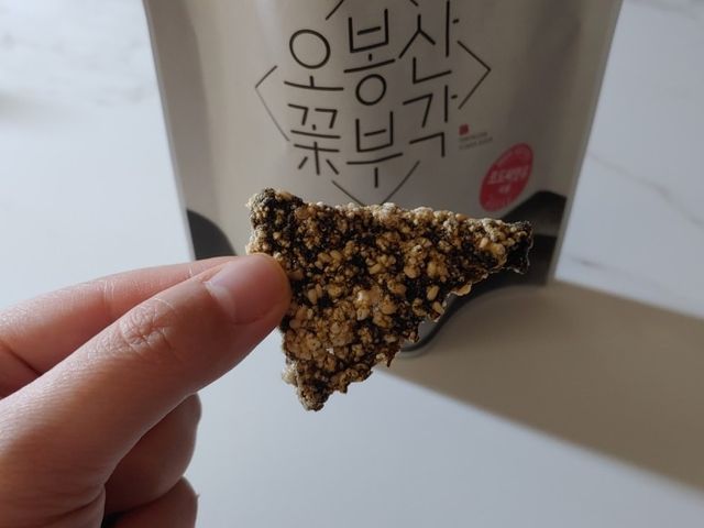 [만나식품] 오봉산 꽃부각 3가지 맛(오리지널, 새우맛, 매운고추맛) 리뷰 사진
