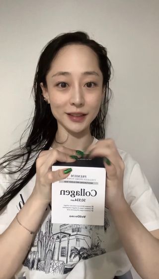 웰더마 프리미엄 콜라겐 하이드로 토너 패드 60매/1개 — 5점을 준 리뷰어가 2025년 7월 올린 사용 사진