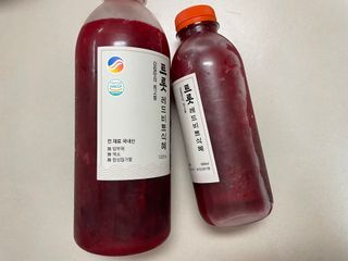 트롯전통식혜 트롯레드비트식혜 1리터 +500리터 — 5점을 준 리뷰어가 2021년 5월 올린 사용 사진