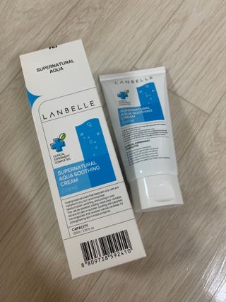 랑벨 수퍼내츄럴 아쿠아 수딩 크림 100ml — 5점을 준 리뷰어가 2022년 7월 올린 사용 사진
