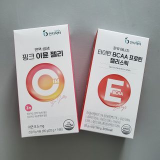인디닥터 면역 생생 핑크 이뮨 젤리 + 타이탄 BCAA 프로틴 젤리스틱 — 5점을 준 리뷰어가 2022년 4월 올린 사용 사진