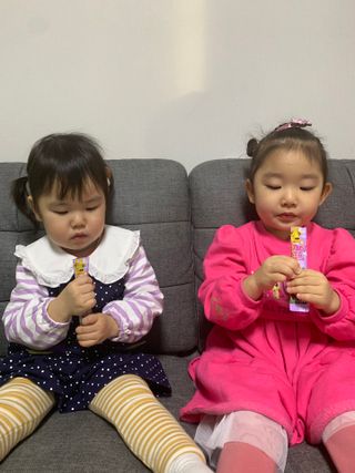 다나음 180도 칼슘젤리+아연면역젤리 — 5점을 준 리뷰어가 2022년 1월 올린 사용 사진