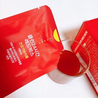 클린24시간 레드박스 1BOX(5포) + 전용보틀(500ml) — 5점을 준 리뷰어가 2024년 1월 올린 사용 사진