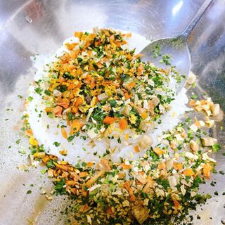 해풀잎 누구나 김밥*1ea [(혼합야채 35g *1ea,  김밥김 (5g, 5ea),  양념간장 (6g, 5ea), 참기름(5g, 2ea)] — 5점을 준 리뷰어가 2022년 7월 올린 사용 사진