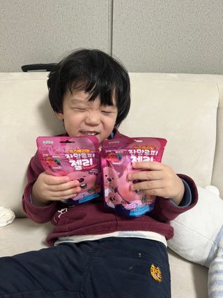 [팔도] 잔망루피젤리 믹스베리맛 42g 8개 — 5점을 준 리뷰어가 2022년 3월 올린 사용 사진