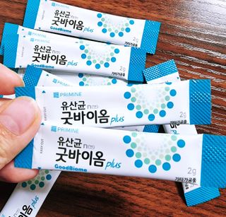 프리마인 유산균 국가지정연구소 선정, 살아있는 생유산균 200억 마리의 힘. 유산균n굿바이옴플러스 — 5점을 준 리뷰어가 2021년 11월 올린 사용 사진
