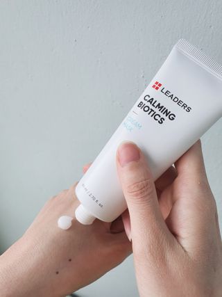 리더스코스메틱 리더스 카밍 바이오틱스 크림 마스크 — 4점을 준 리뷰어가 2021년 3월 올린 사용 사진