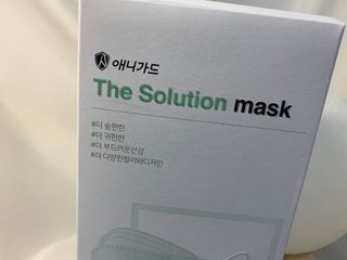 [이지아 마스크] 애니가드 더솔루션마스크 KF80 대형 컬러 4종 — 5점을 준 리뷰어가 2021년 7월 올린 사용 사진