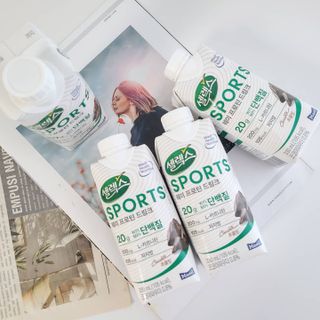 셀렉스스포츠 셀렉스 스포츠 웨이 프로틴 초콜릿 _ 330ml x 12팩 — 5점을 준 리뷰어가 2021년 3월 올린 사용 사진